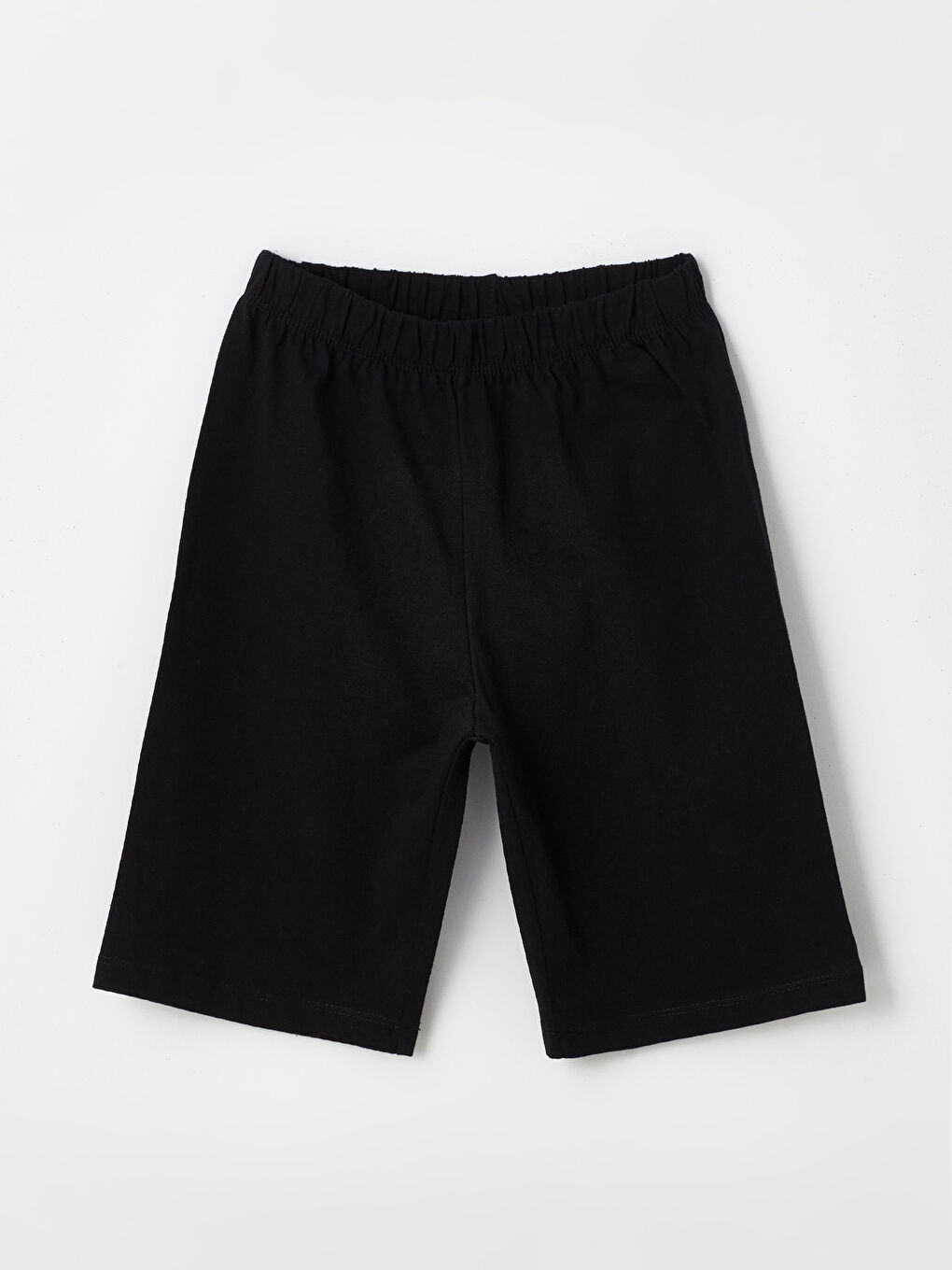 LCW Kids Siyah Beli Lastikli Basic Erkek Çocuk Pijama Şort