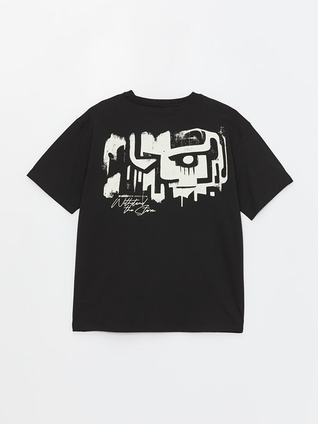 Crew Neck Short Sleeve Printed Combed Cotton Men's T-shirt -S46725Z8-CVL