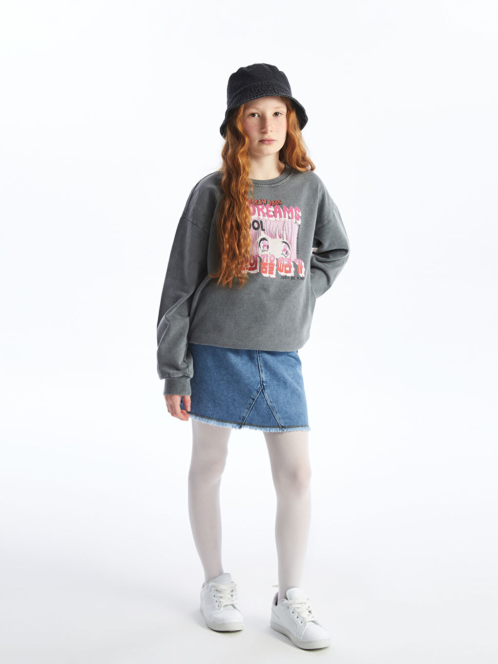 Girl's Jean Skirt -S46730Z4-SHK