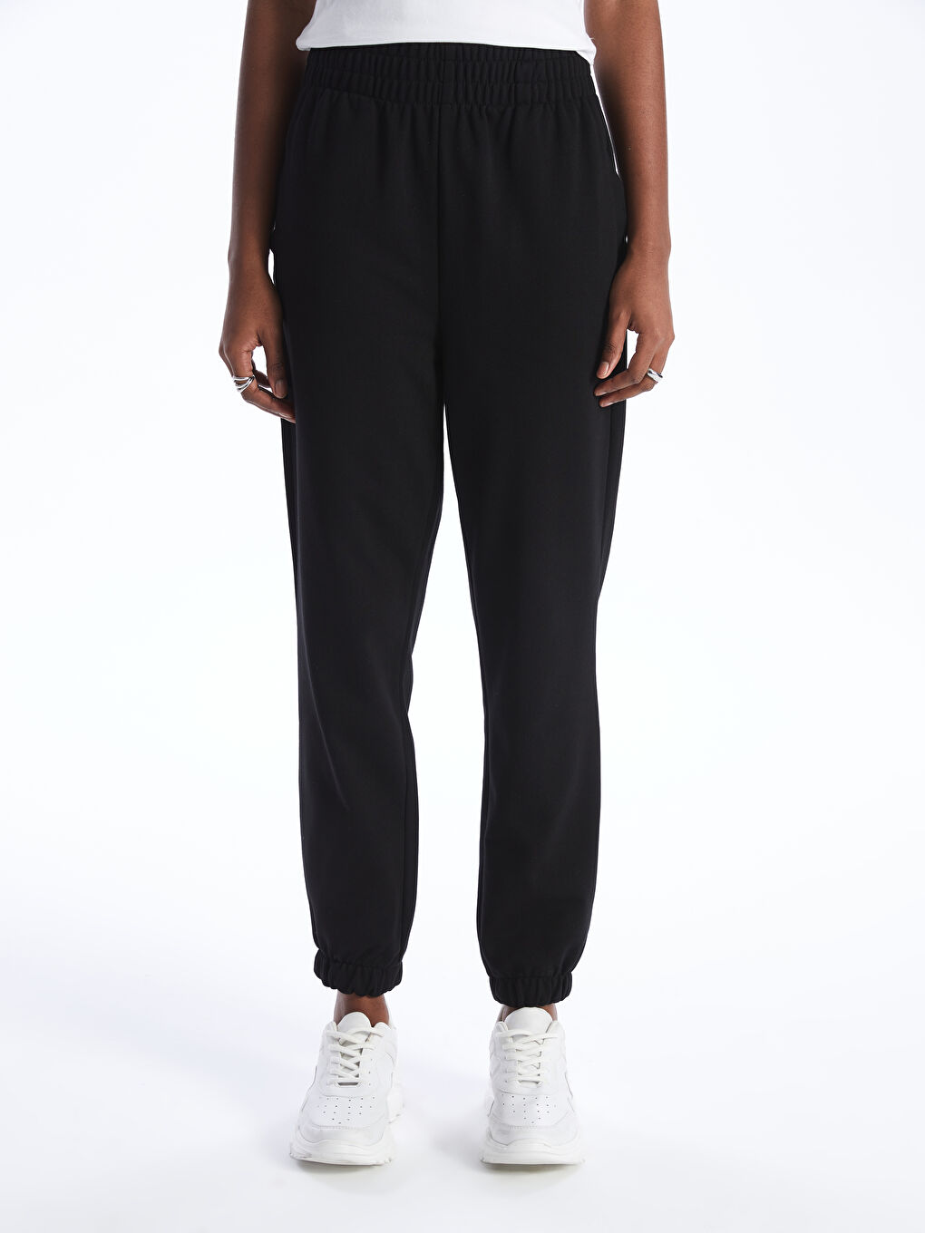 Elasticated Waist Women's Jogger Sweatpants -S46759Z8-CVL