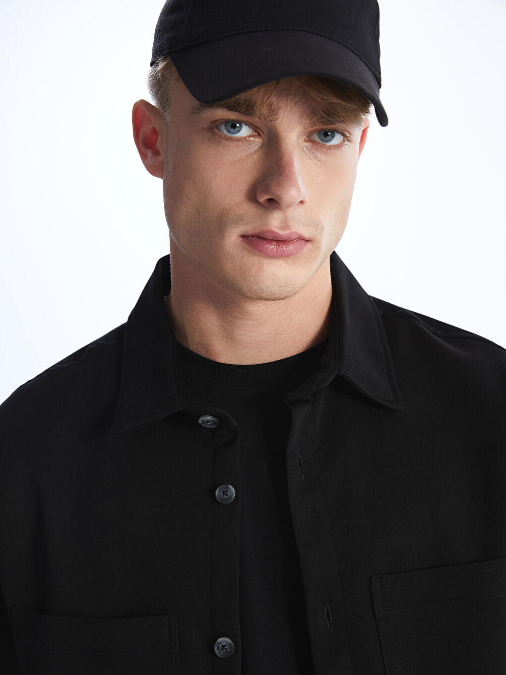 Regular Fit Long Sleeve Men's Shirt -S46774Z8-RQL