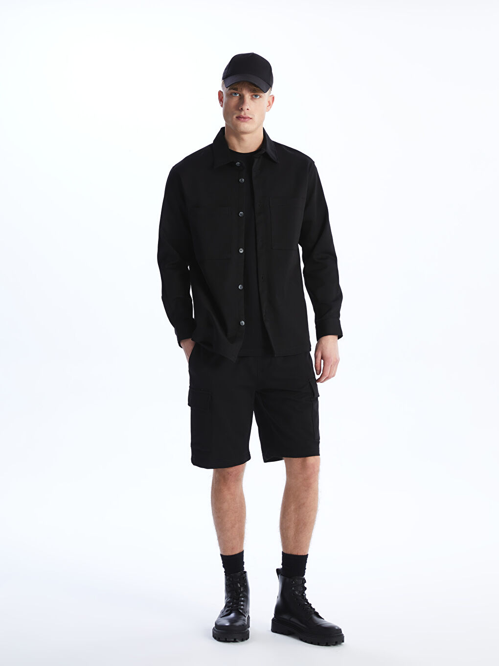 Regular Fit Long Sleeve Men's Shirt -S46774Z8-RQL
