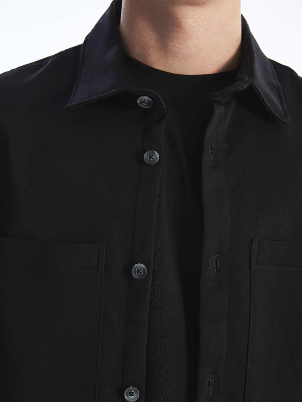 Regular Fit Long Sleeve Men's Shirt -S46774Z8-RQL