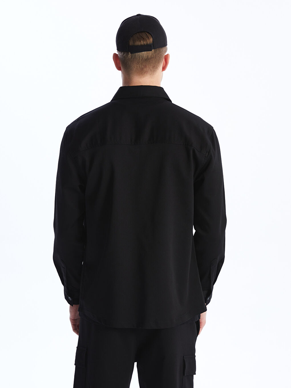 Regular Fit Long Sleeve Men's Shirt -S46774Z8-RQL