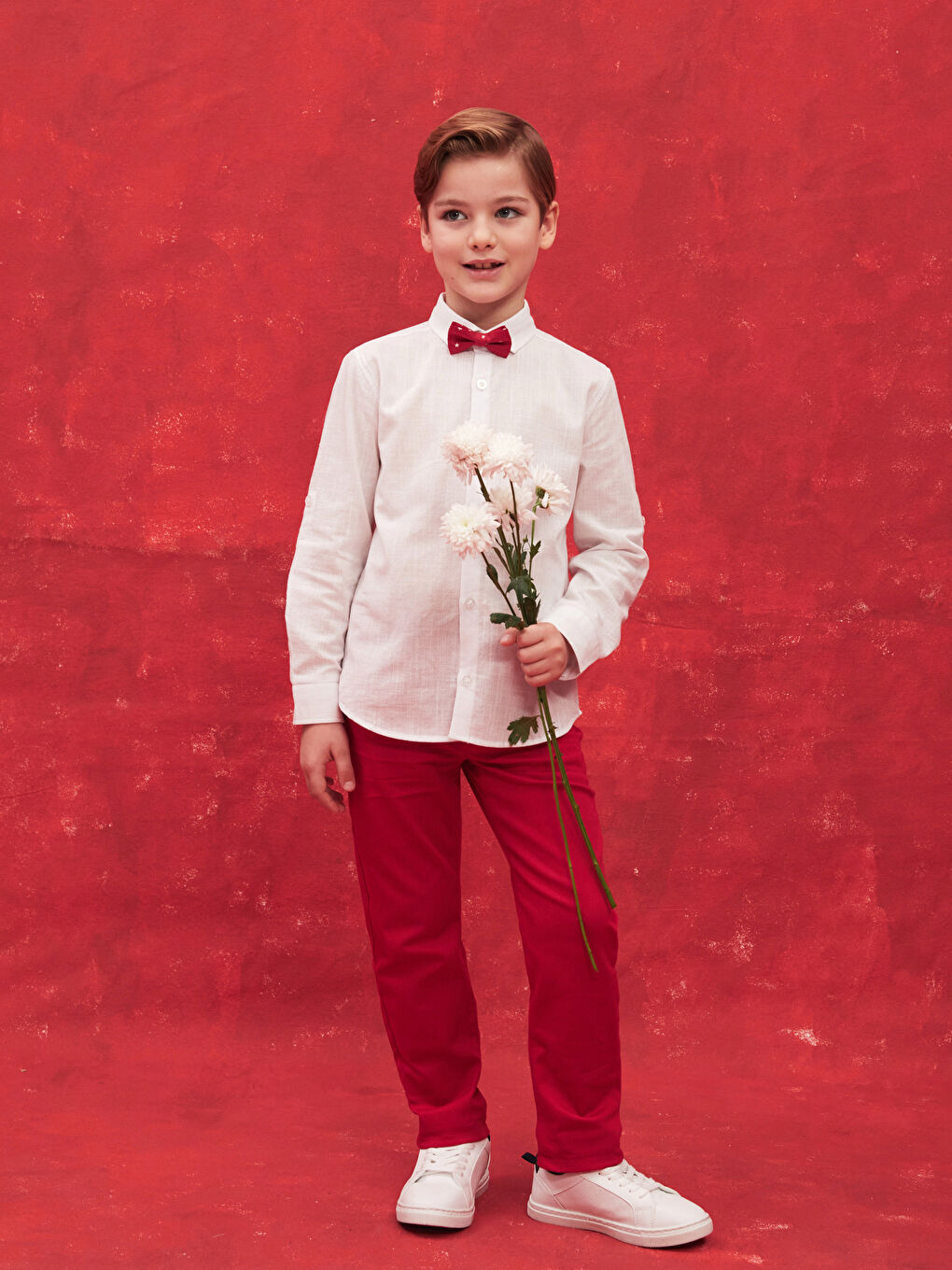 Boys' Trousers with Adjustable Elastic Waist -S46827Z4-HPM