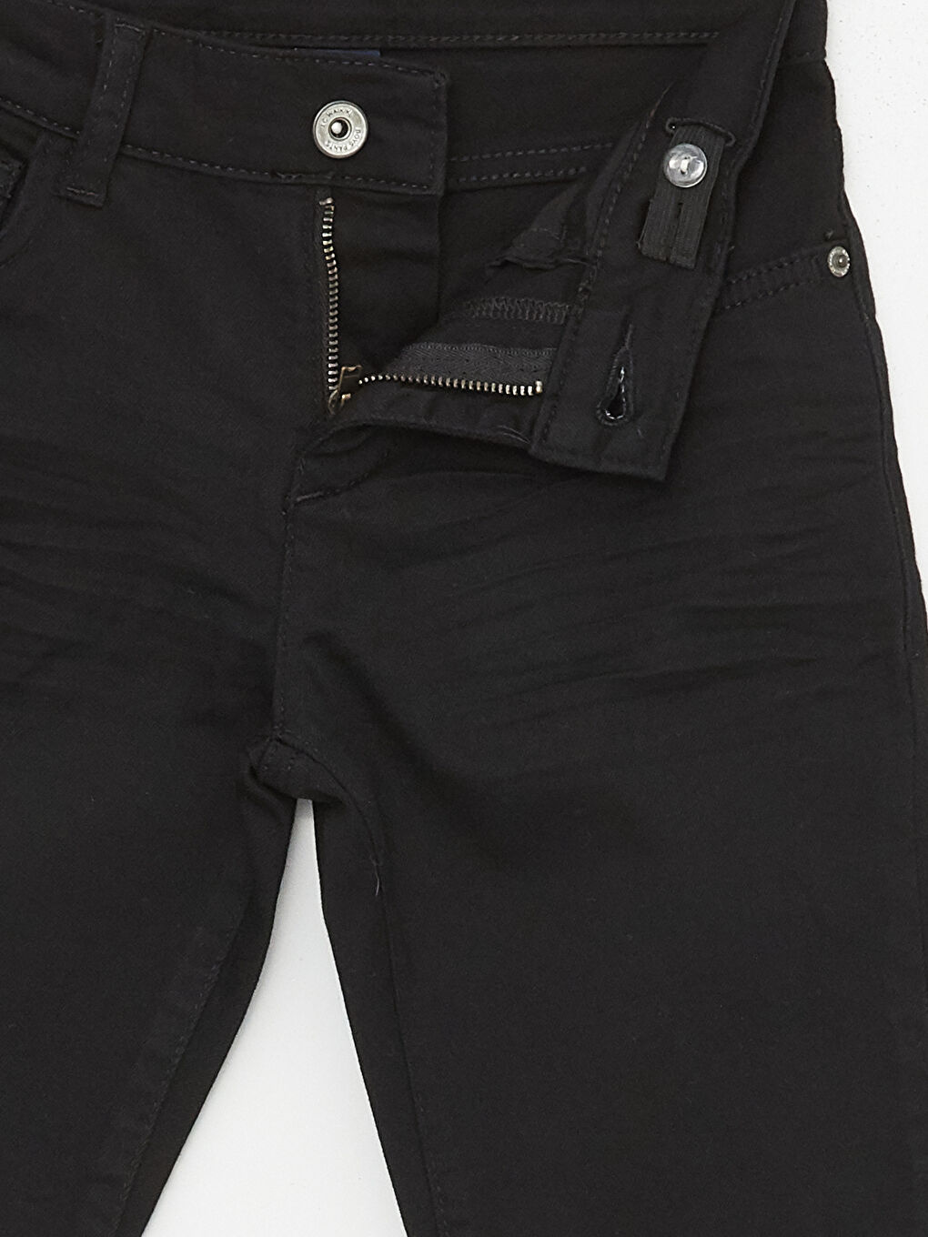 Siyah Beli Ayarlanabilir Lastikli Erkek Çocuk Pantolon-3