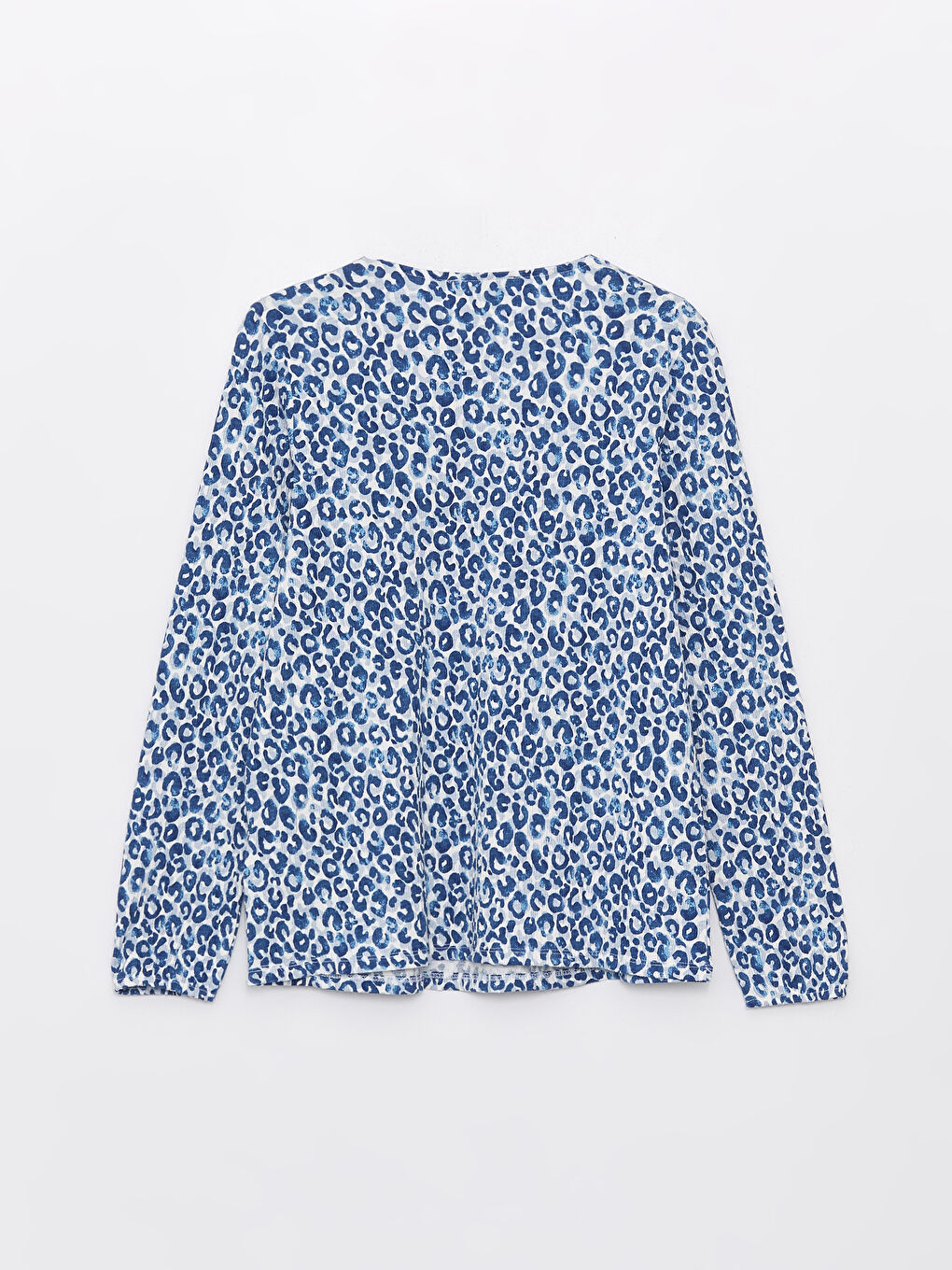 Tie Neck Patterned Long Sleeve Women's Blouse -S46846Z8-SWE