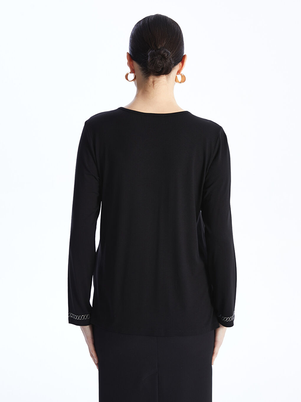 بلوز ڕه‌ش ئافرەت -S46919Z8-CVL