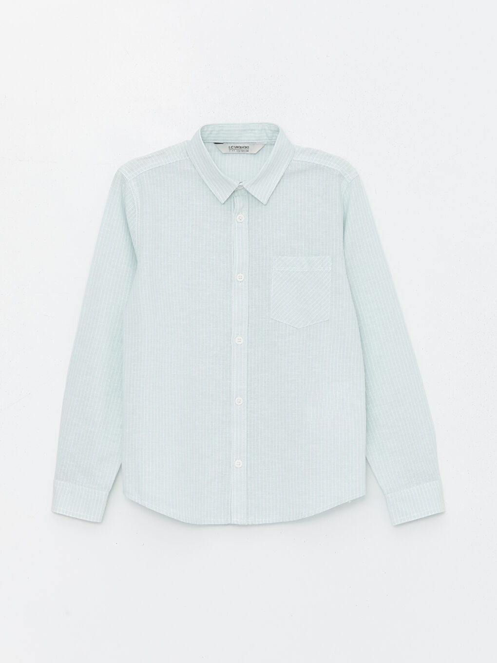 LCW Kids Striped Linen Blend Boys' Shirt -S46939Z4-LFT
