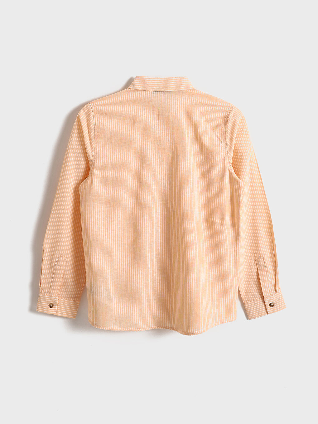 Striped Linen Blend Boy Shirt -S46939Z4-LHK