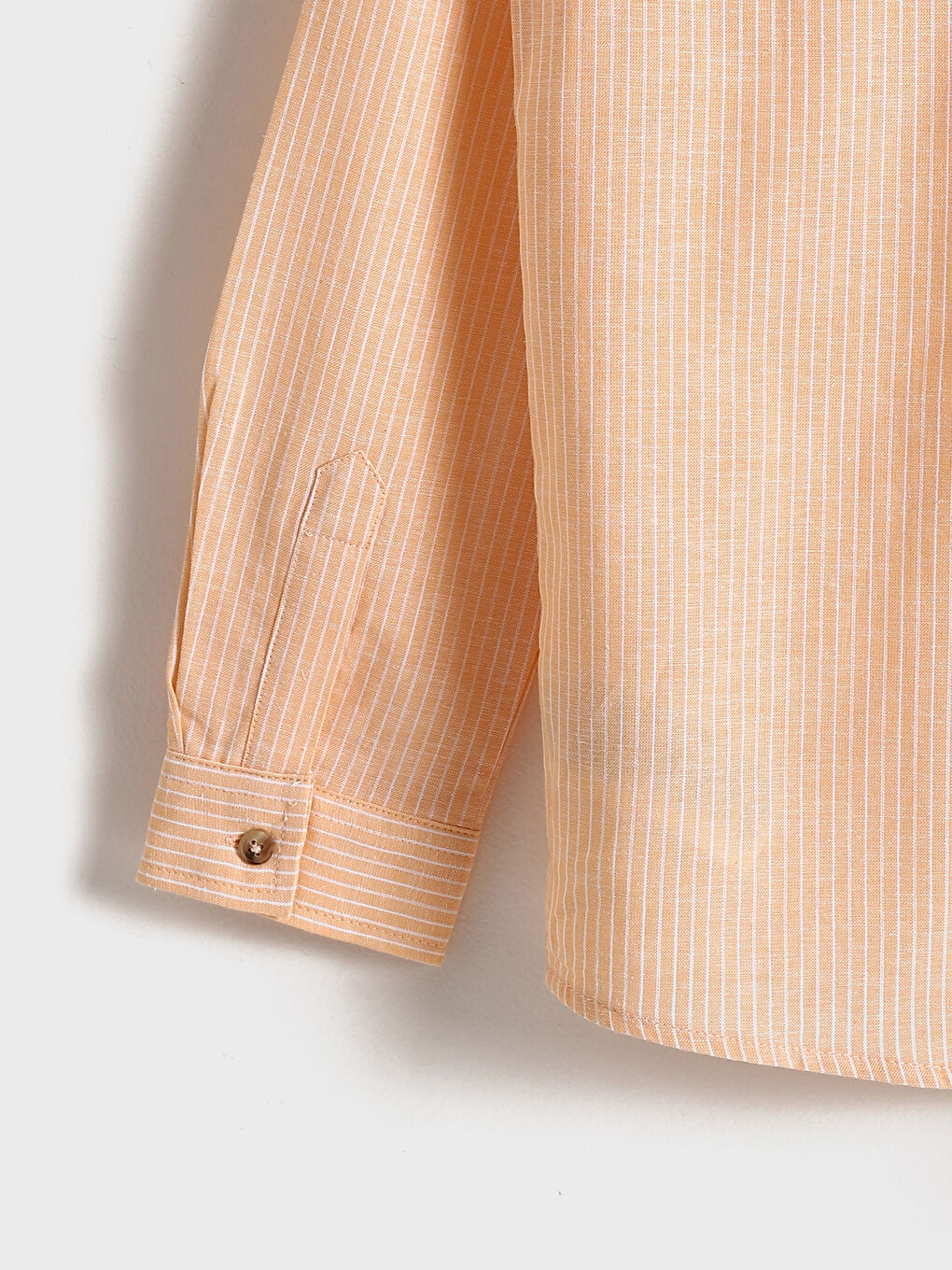 Striped Linen Blend Boy Shirt -S46939Z4-LHK