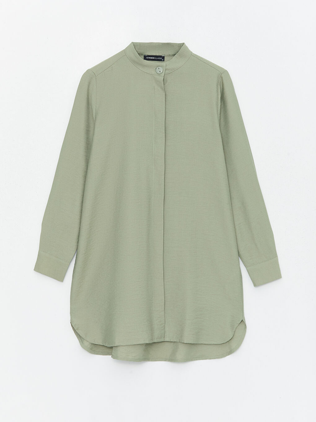 Grandad Regular Long Sleeve Women's Tunic -S46949Z8-GHY