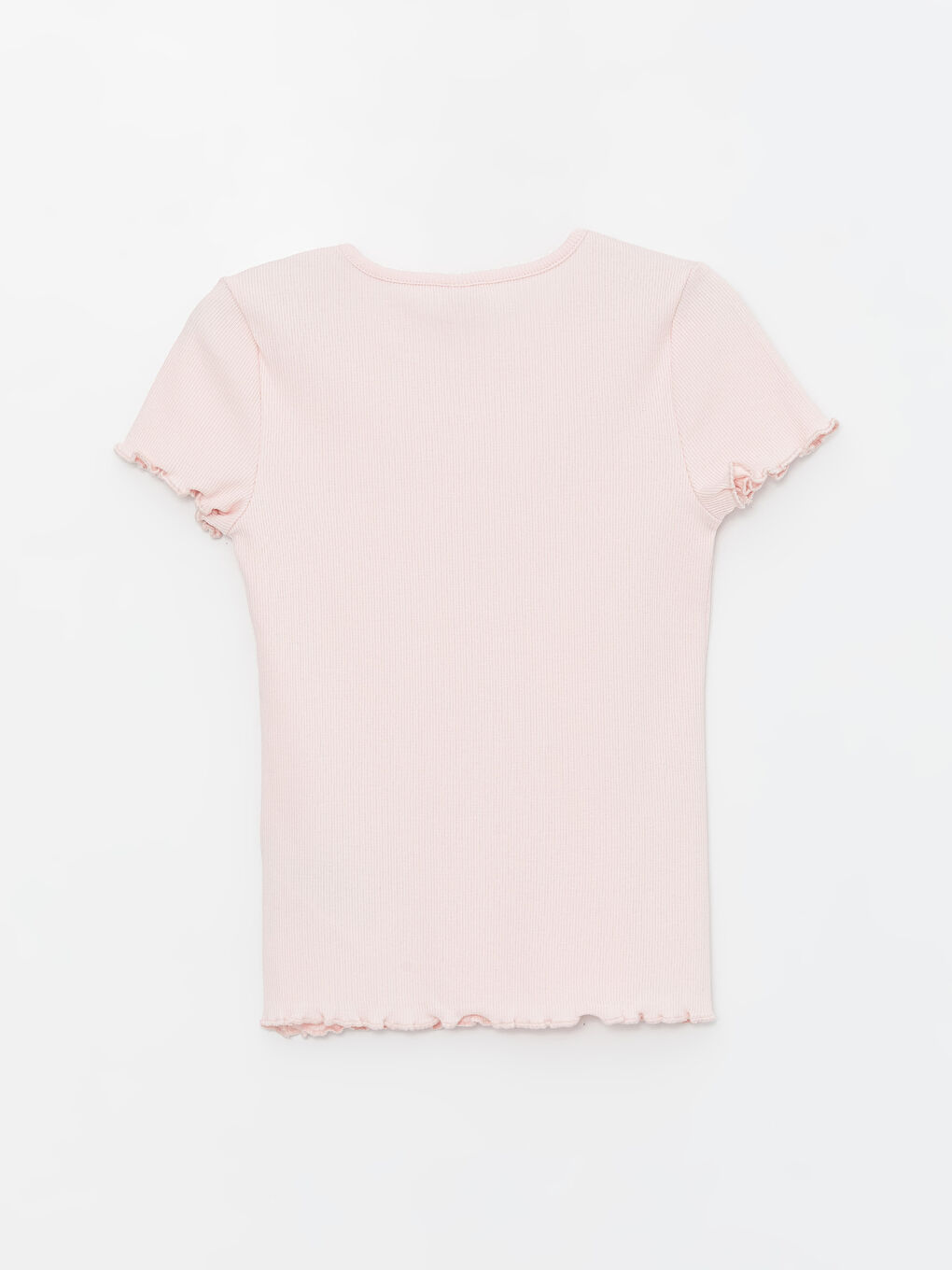 Crew Neck Basic Short Sleeve Girls T-Shirt -S46961Z4-QVR