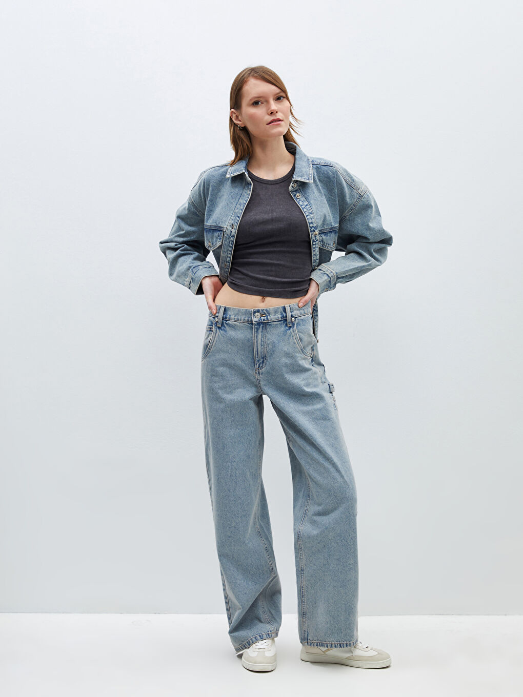 Wideleg Women's Jeans -S46966Z8-311