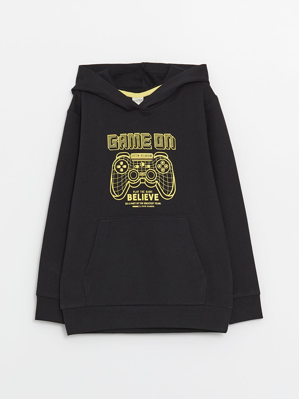 Hooded Printed Long Sleeve Boys' Sweatshirt -S46973Z4-K3W