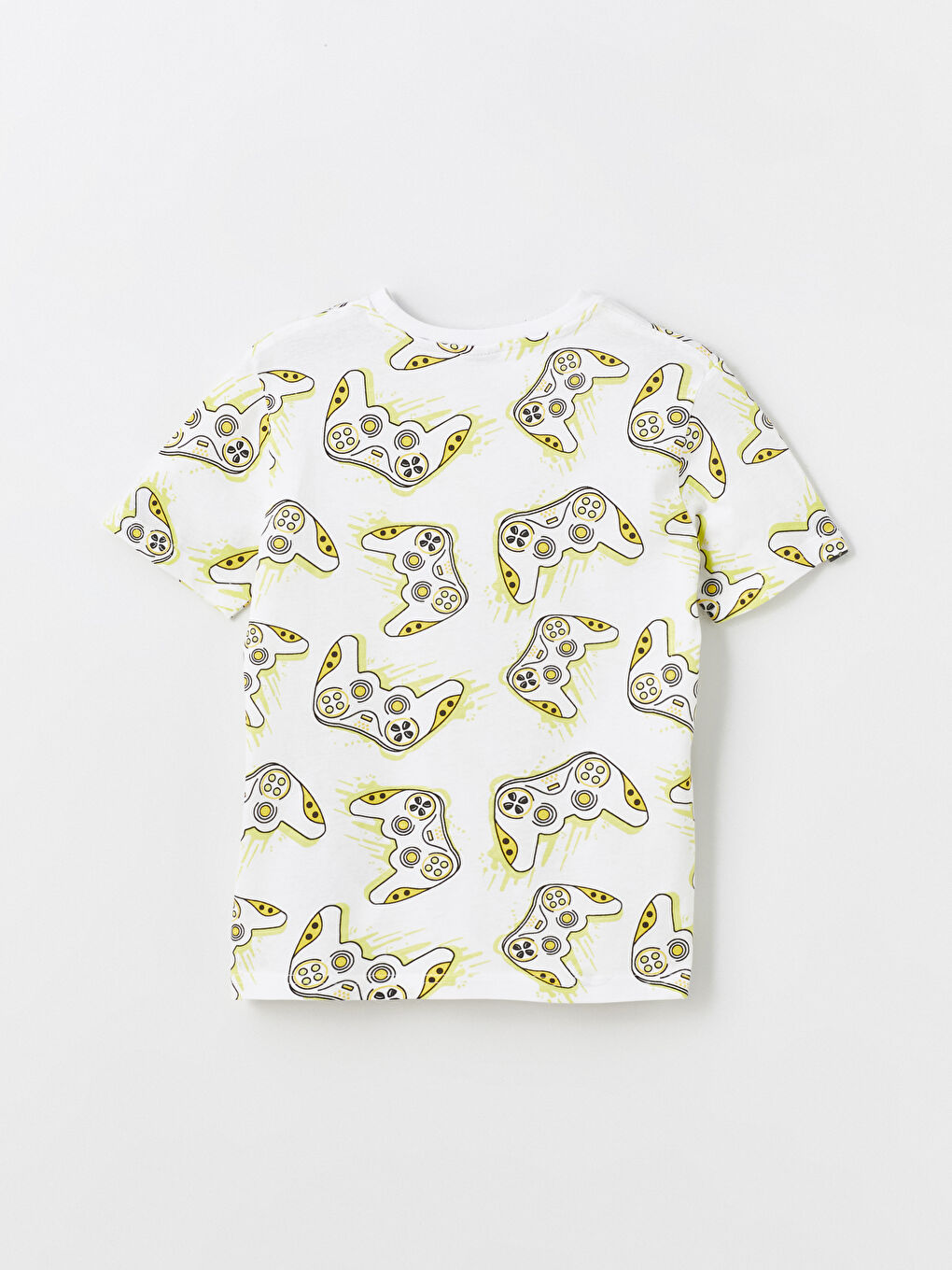 Crew Neck Printed Short Sleeve Boys' T-Shirt -S46979Z4-VE4