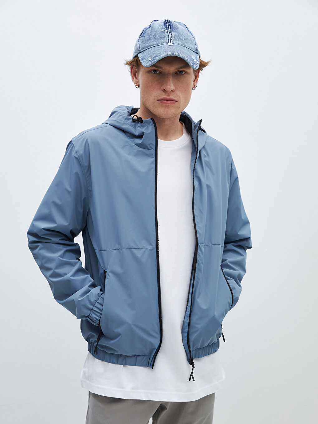 Standard Fit Hooded Men's Coat -S46987Z8-QJ0