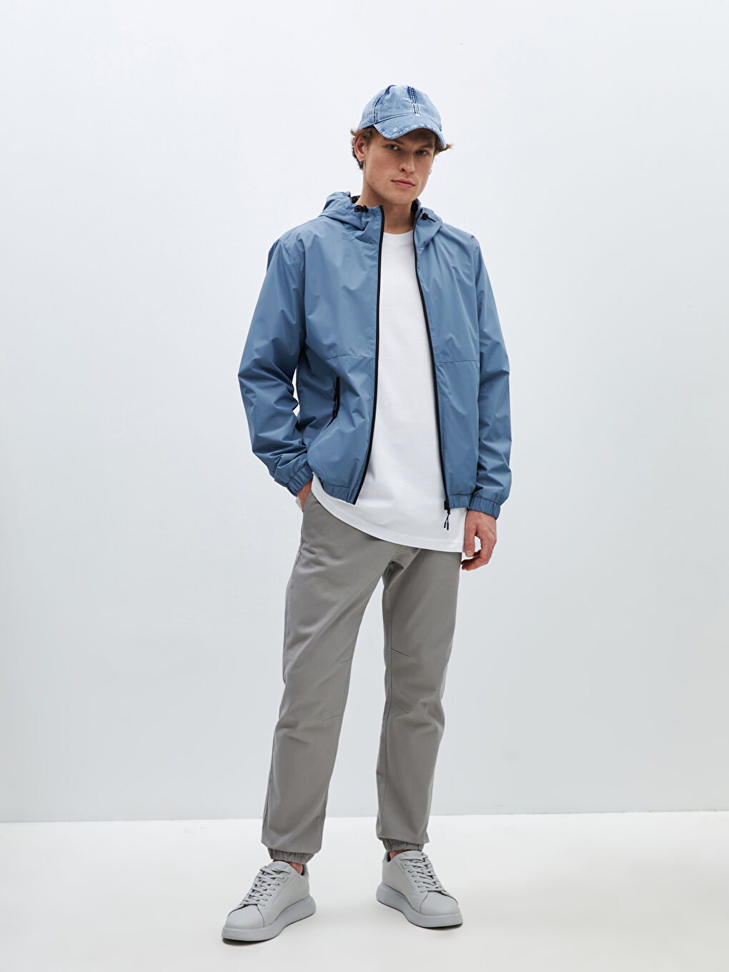 Standard Fit Hooded Men's Coat -S46987Z8-QJ0