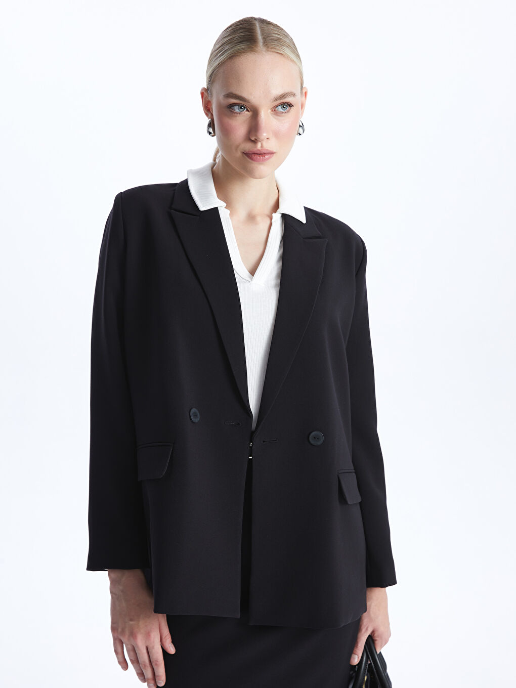 Sacou Blazer Crep pentru Femei