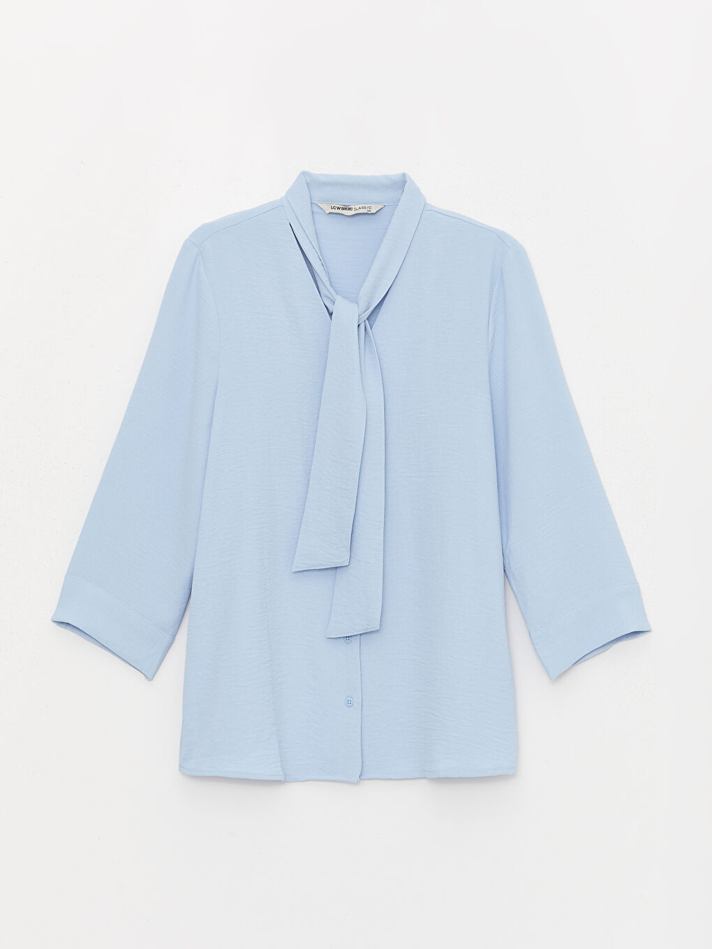 LCWAIKIKI Classic Women's V Neck Plain Shirt -S46996Z8-FMR