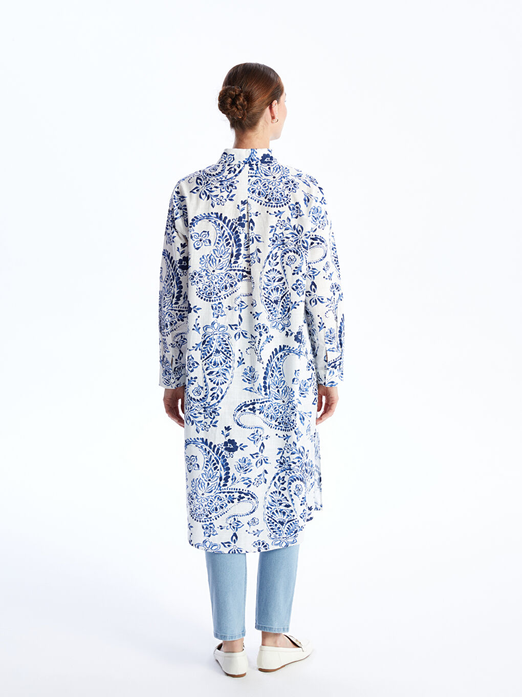 LC Waikiki Patterned Women's Shirt Tunic -S47017Z8-LRA