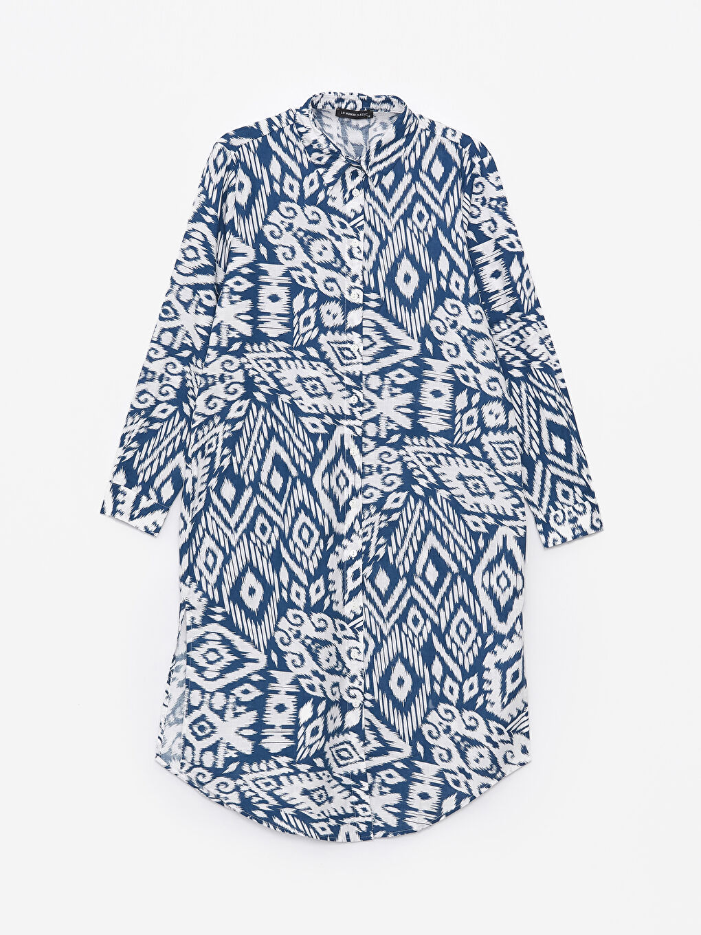 Patterned Women's Shirt Tunic -S47017Z8-LSJ