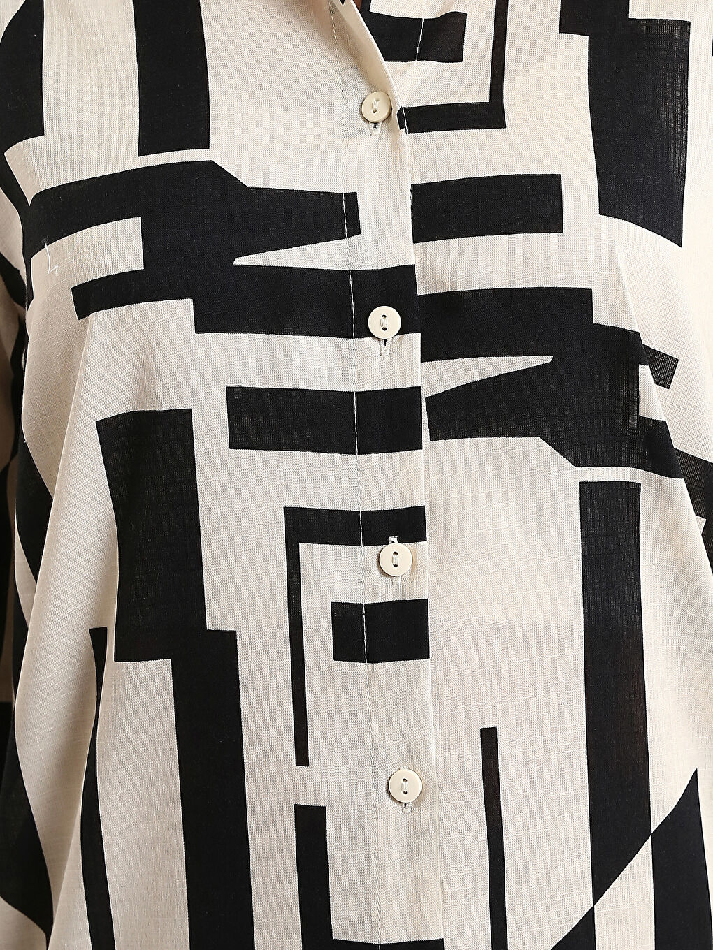 قميص تونيك منقوش للسيدات-4