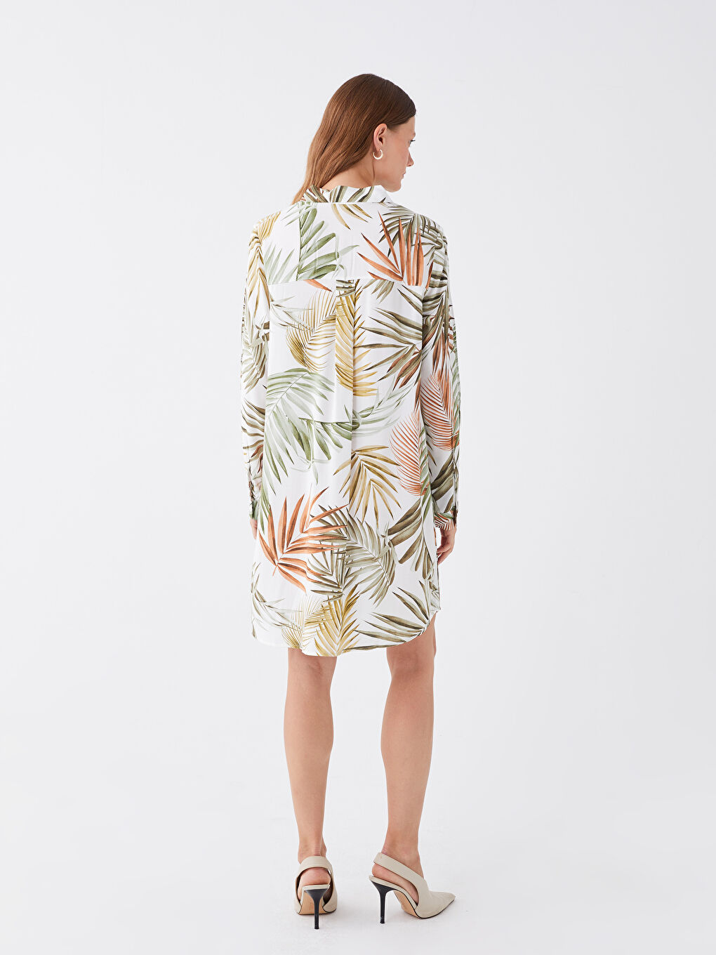 Patterned Women's Shirt Tunic-4