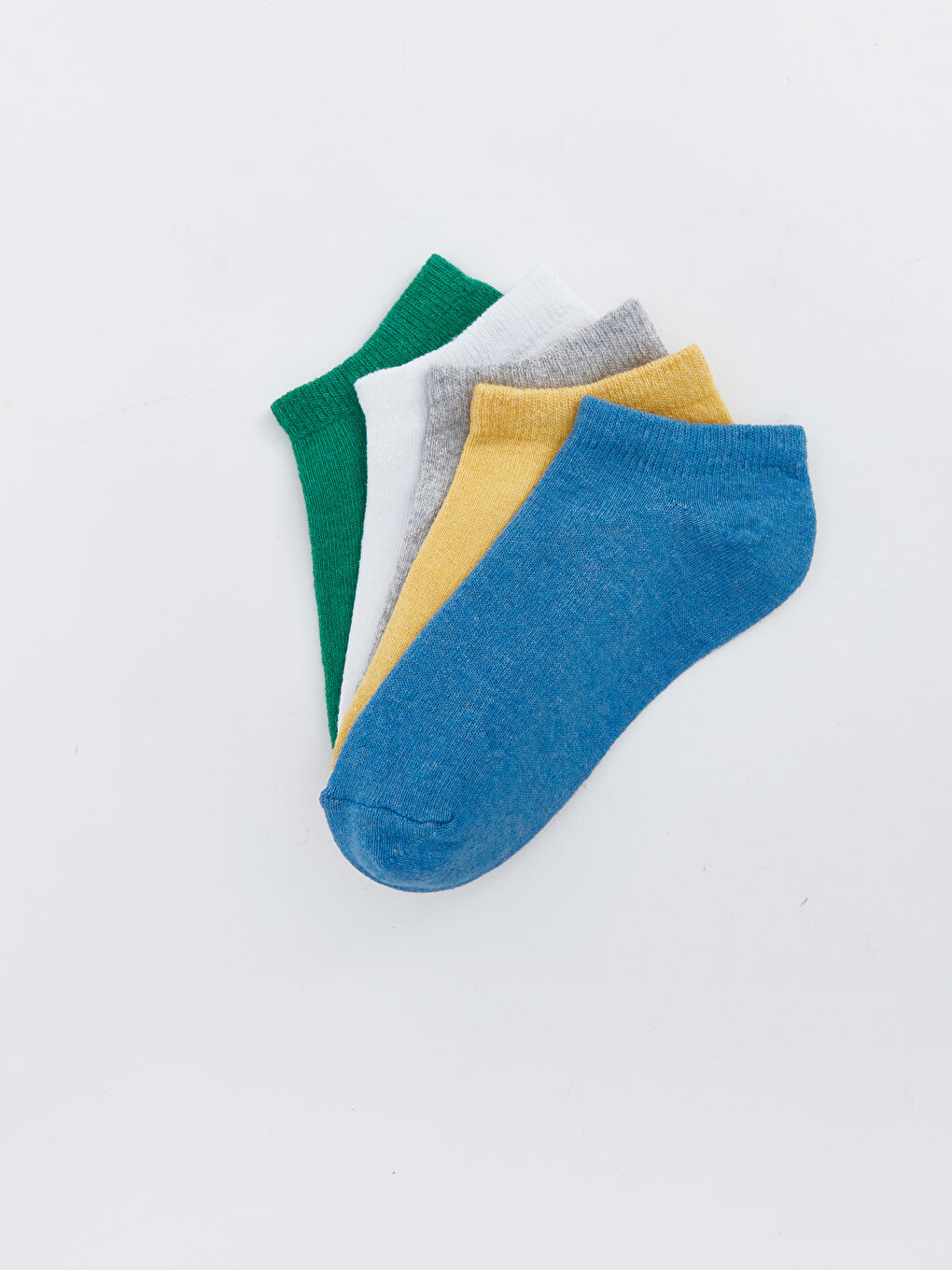 Karışık Basic Erkek Çocuk Patik Çorap 5'li-1