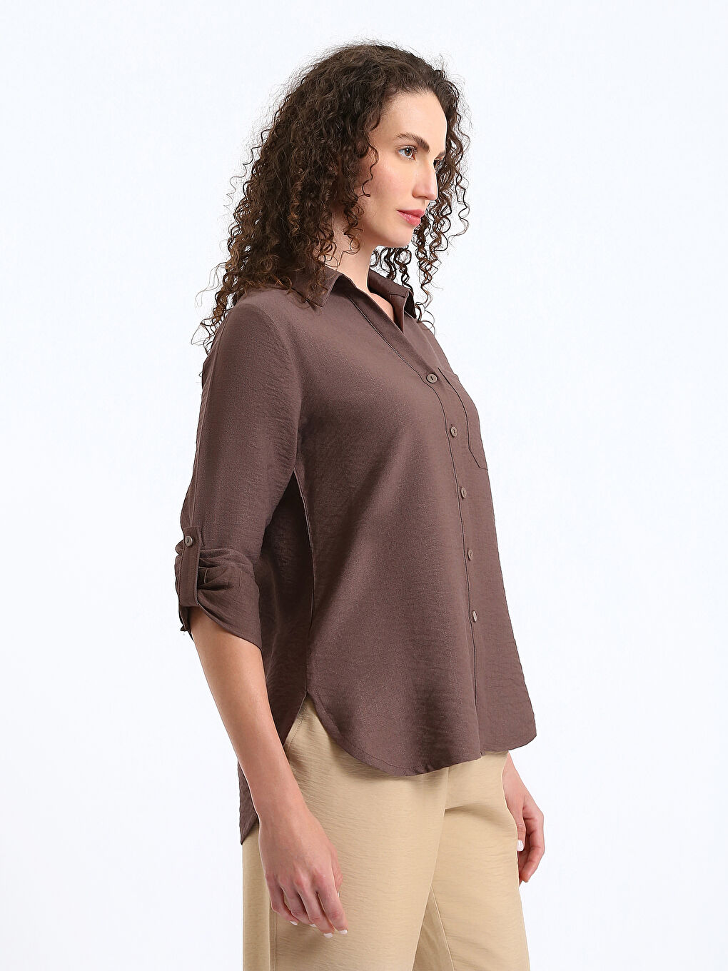 قميص سادة كم طويل للسيدات-6