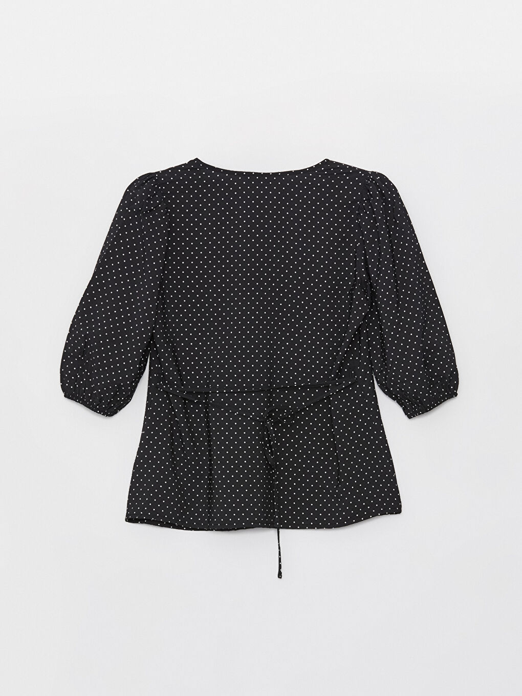 LC Waikiki V-Neck Polka Dot Women's Blouse -S47108Z8-LQJ