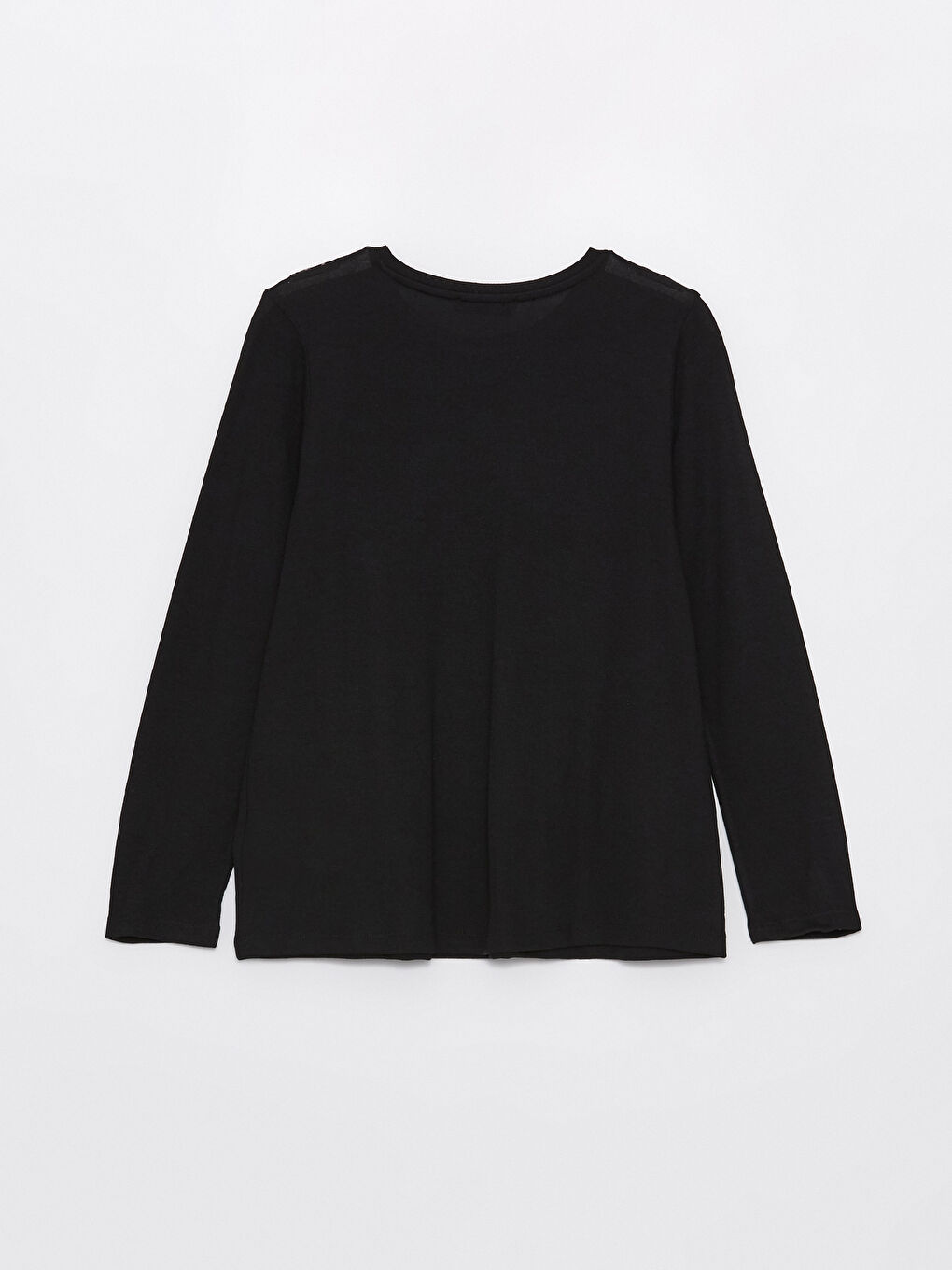LCW Grace Crew Neck Patterned Long Sleeve Women's Blouse -S47129Z8-CVL