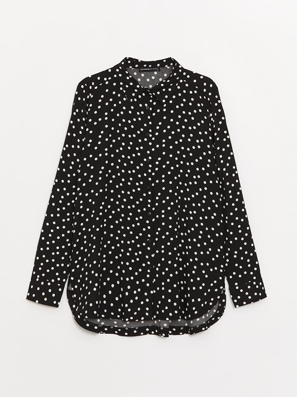 LCWAIKIKI Classic Polka Dot Long Sleeve Women's Shirt -S47135Z8-LQJ