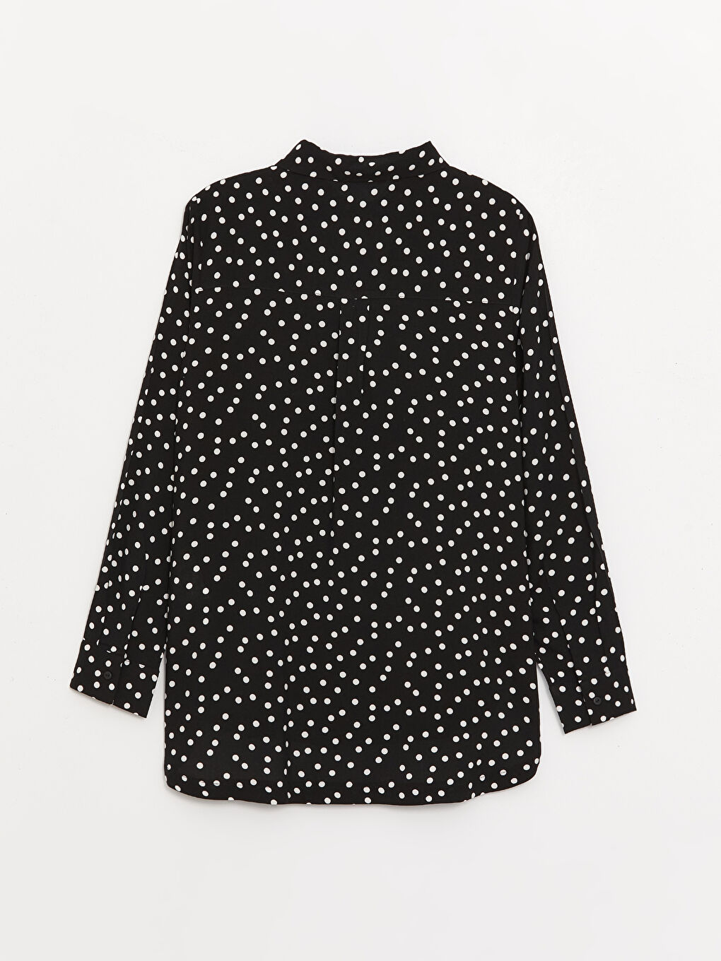 LCWAIKIKI Classic Polka Dot Long Sleeve Women's Shirt -S47135Z8-LQJ