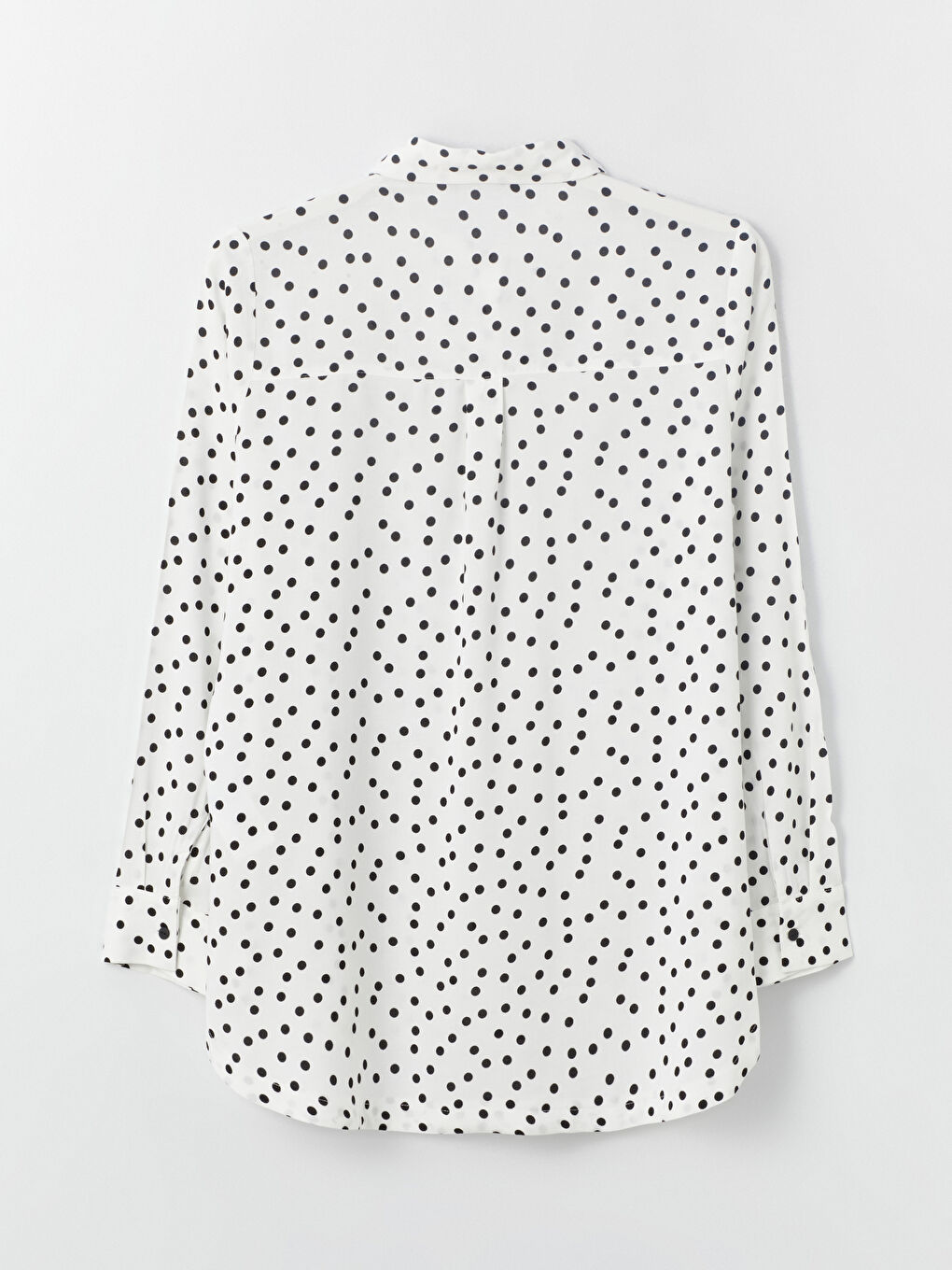 Chemise à Pois à Manches Longues pour Femmes-6