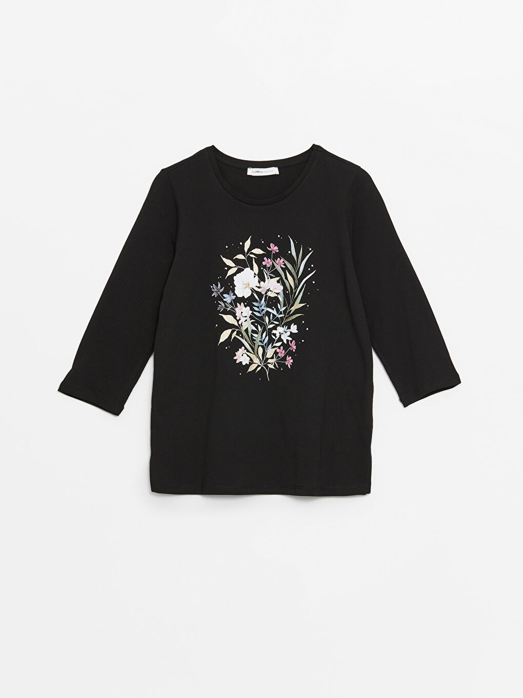 Crew Neck Printed Women's T-shirt -S47149Z8-HUC