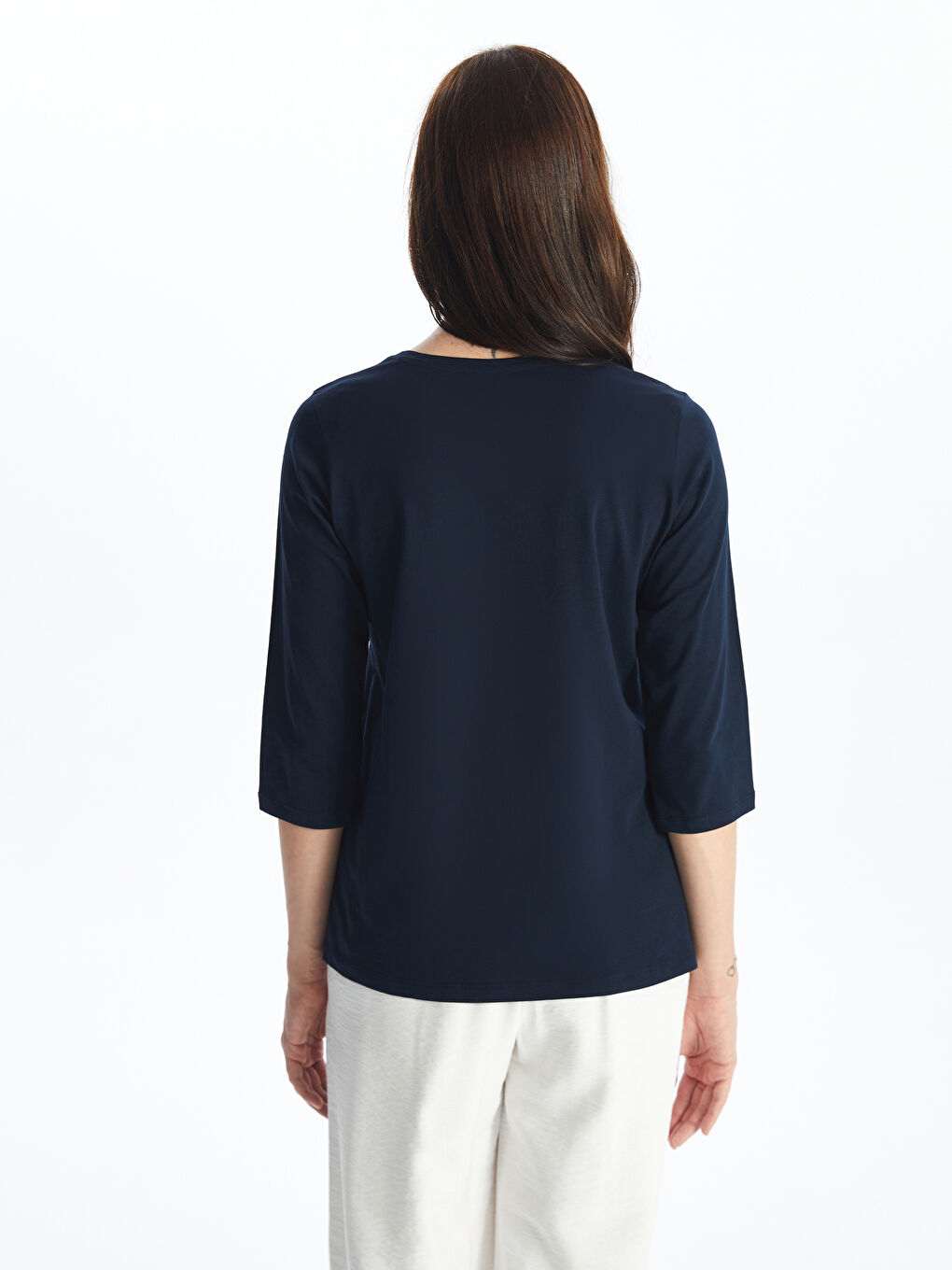 Crew Neck Printed Women's T-shirt -S47149Z8-YBY
