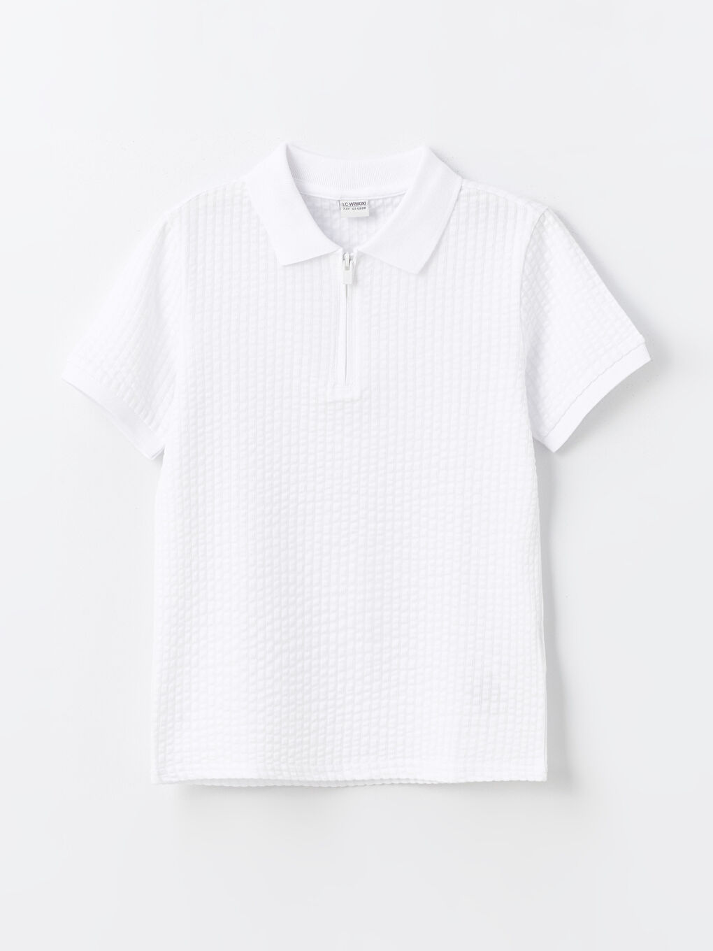 Polo Neck Short Sleeve Boy T-Shirt -S47157Z4-Q6K