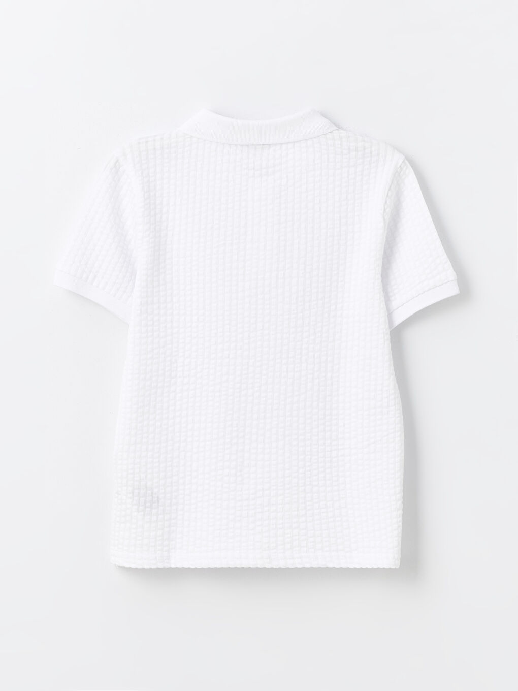 Polo Neck Short Sleeve Boy T-Shirt -S47157Z4-Q6K