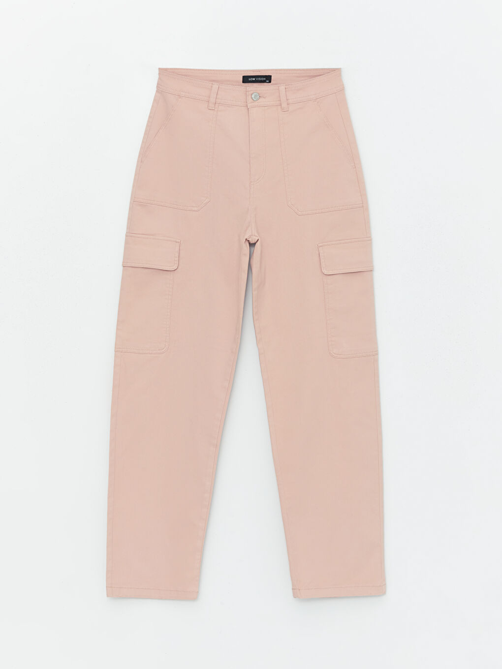 LC Waikiki Standard Fit Gabardine Women's Cargo Trousers -S47160Z8-V5V