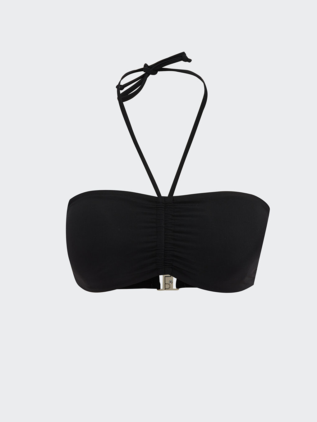 Plain Tie Detail Women's Bikini Top -S47215Z8-CVL