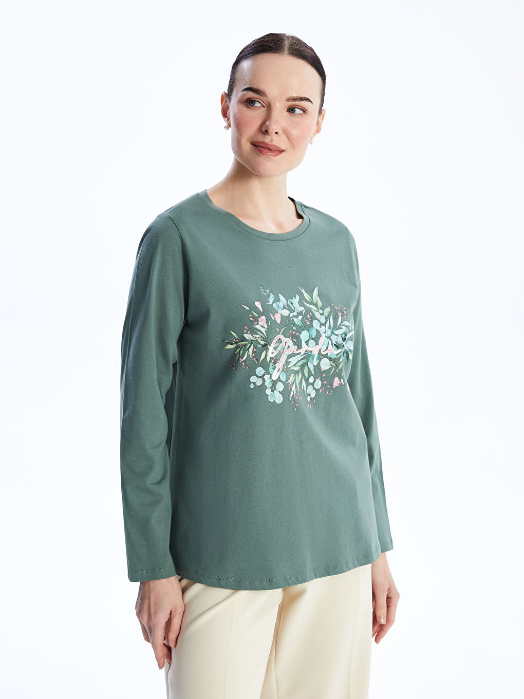 تیشێرت سه‌وز ئافرەت -S47232Z8-GQQ