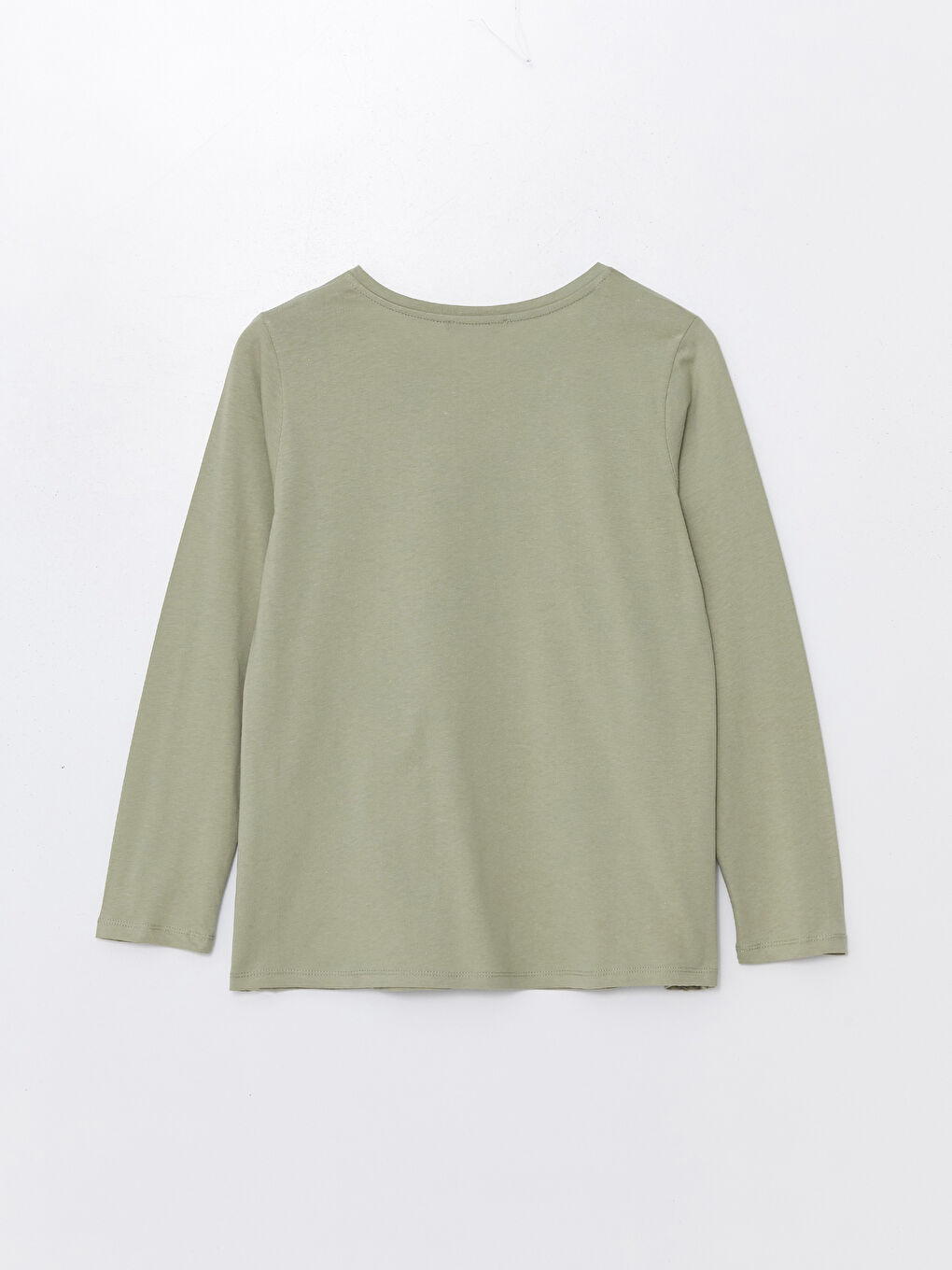 Crew Neck Printed Long Sleeve Women's T-shirt -S47232Z8-Y6Z