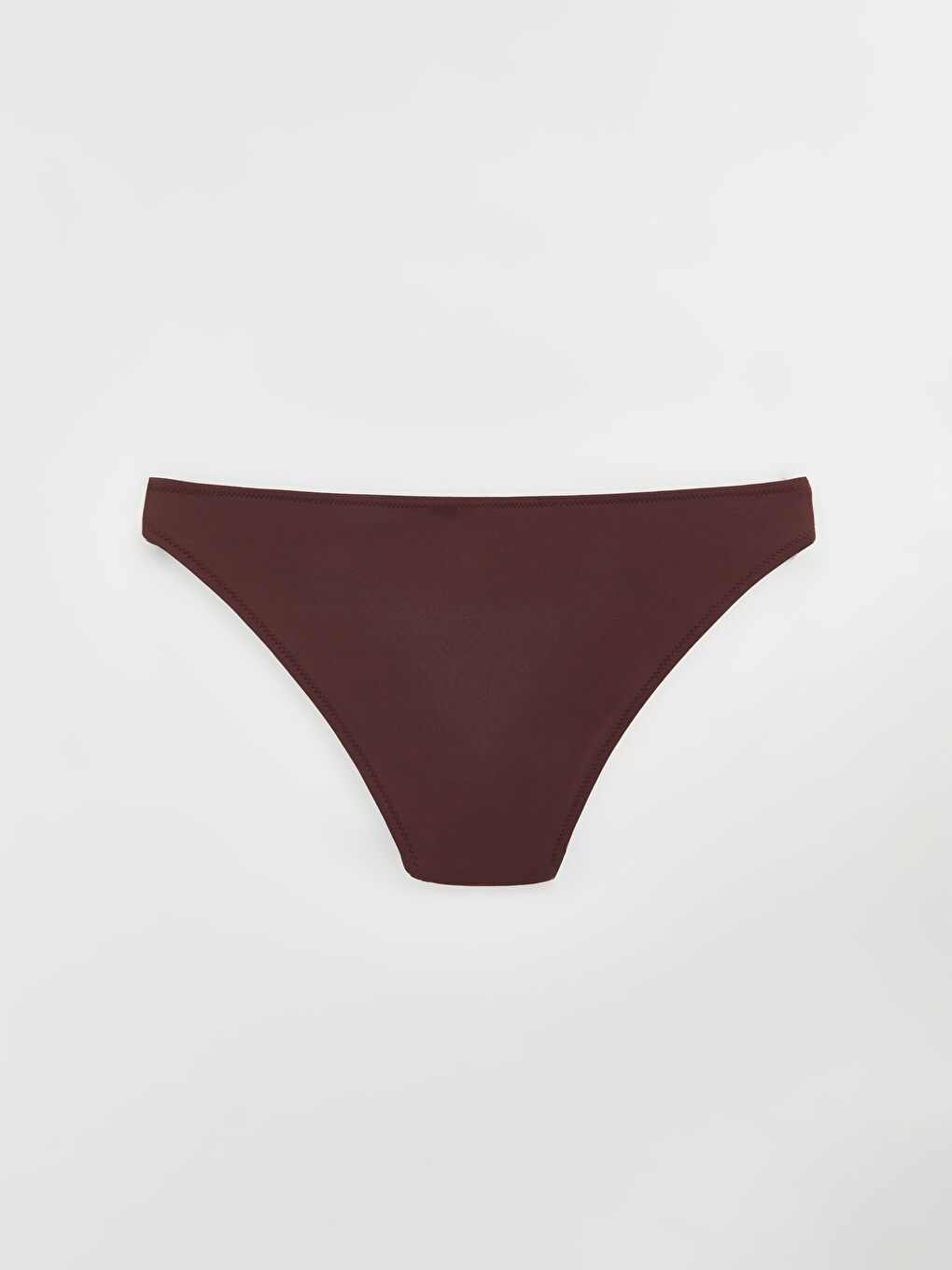 Kahverengi UV Korumalı Kadın Düz Bikini Alt-1