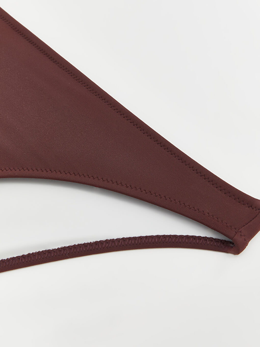 Kahverengi UV Korumalı Kadın Düz Bikini Alt-2