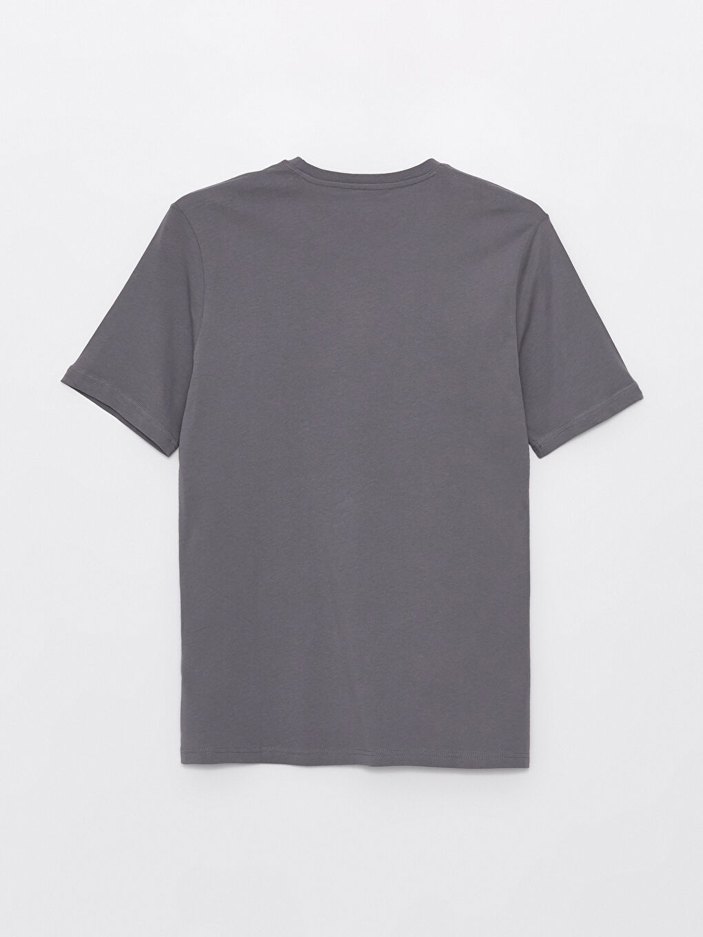 Crew Neck Short Sleeve Printed Combed Cotton Men's T-shirt -S47265Z8-R2H