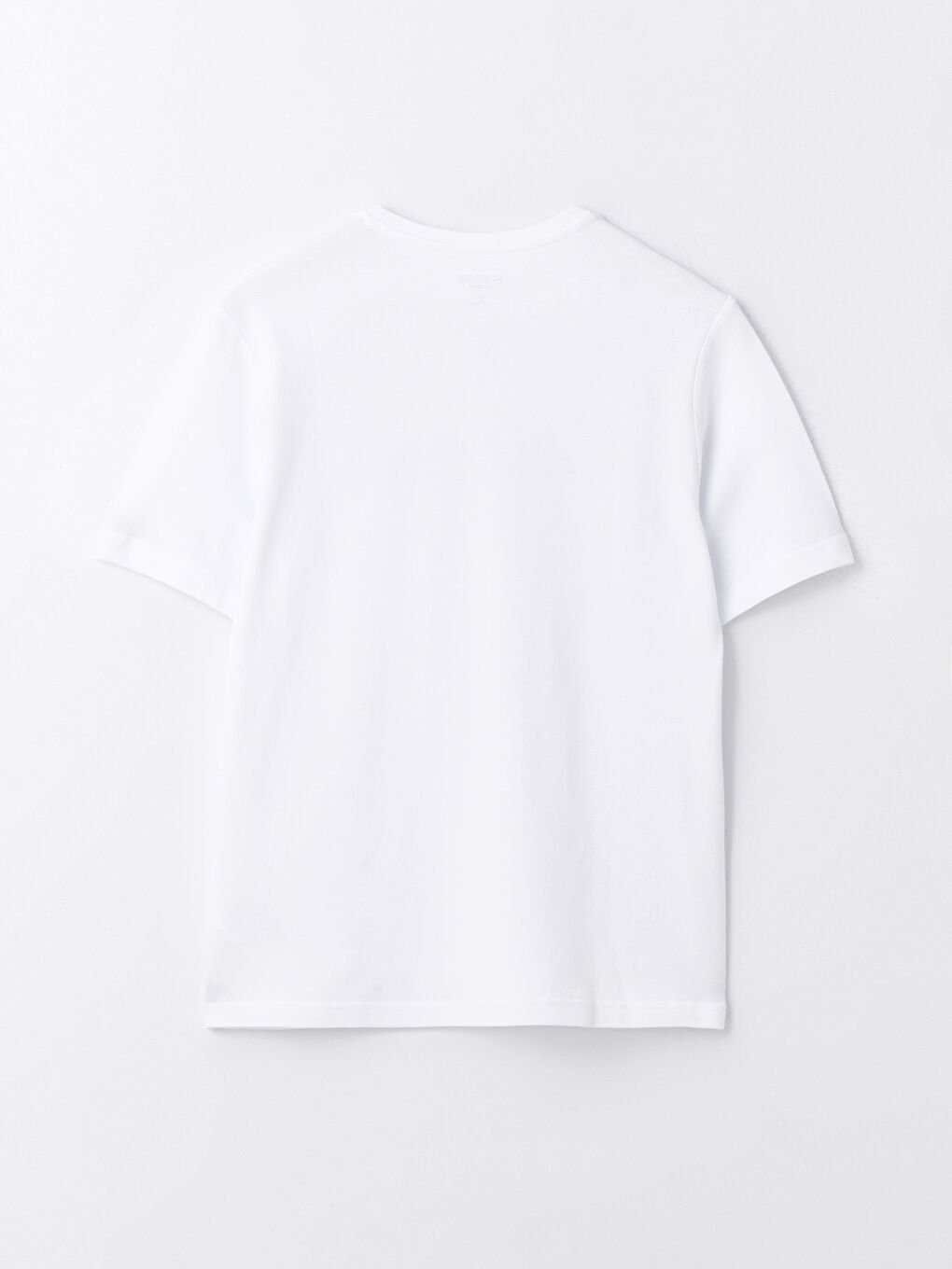 Crew Neck Short Sleeve Printed Piqué Men's T-Shirt -S47268Z8-Q6K