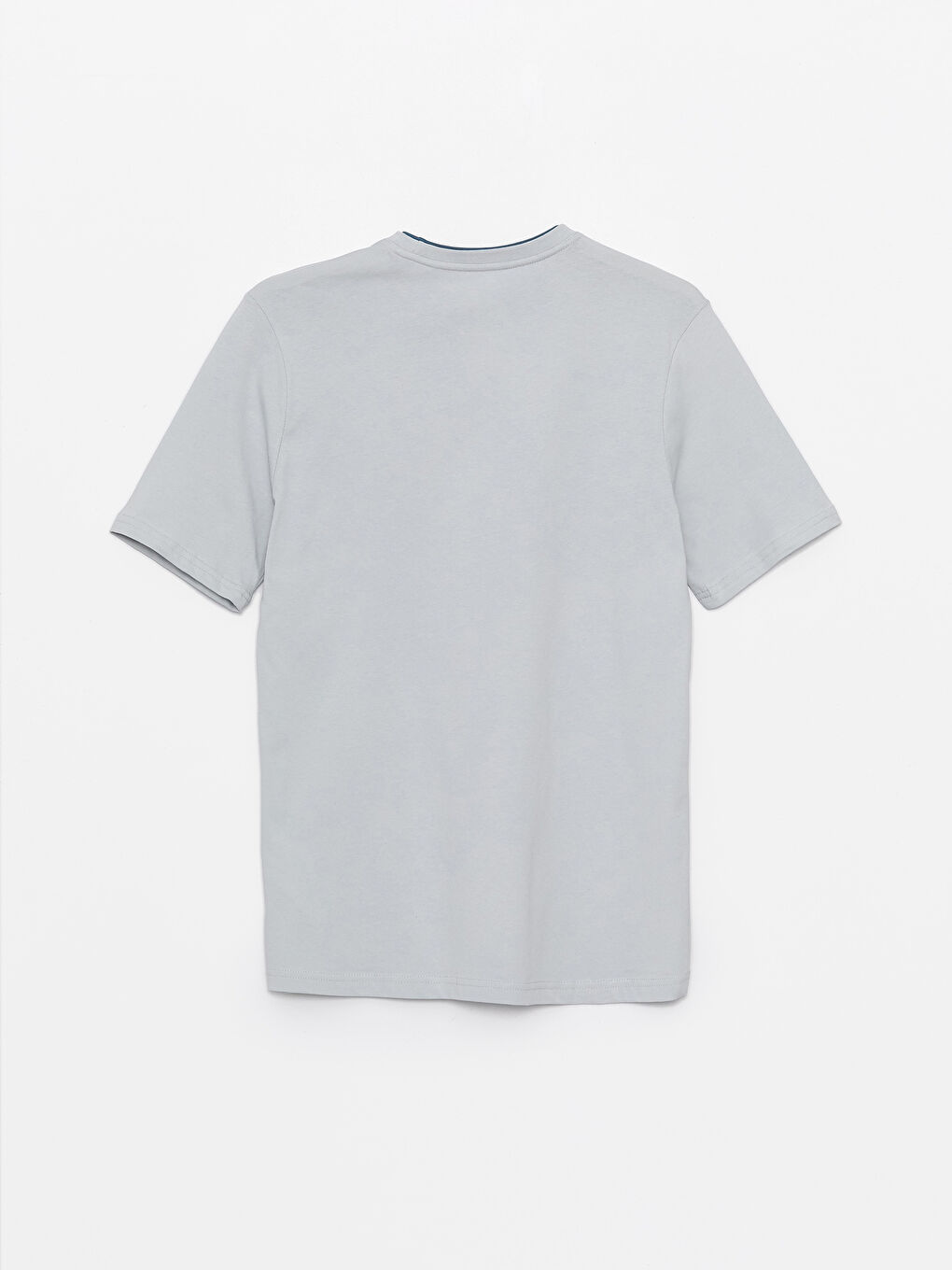 Crew Neck Short Sleeve Printed Combed Cotton Men's T-shirt -S47273Z8-VL4