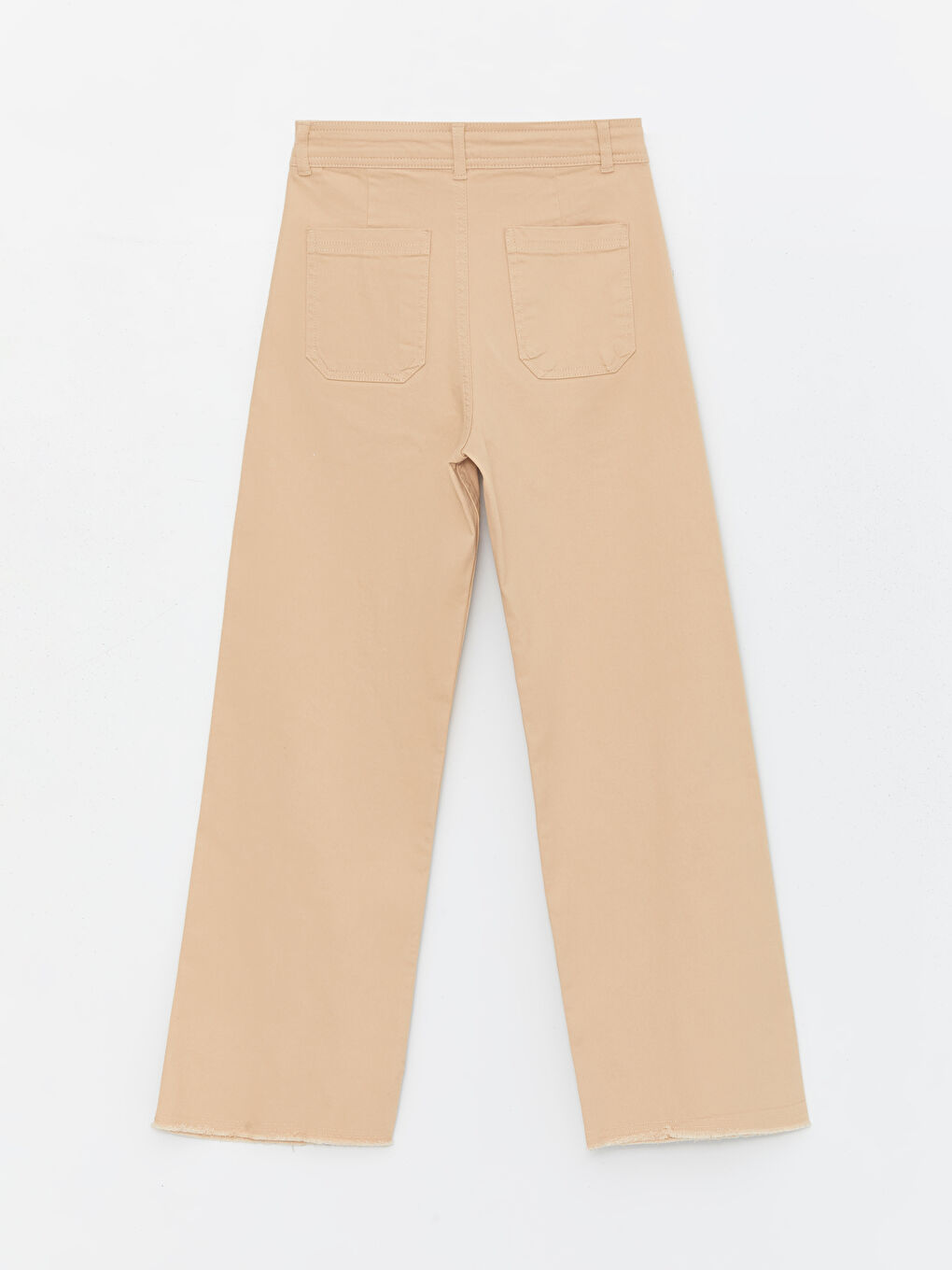 Girls' Trousers with Adjustable Elastic Waist-3