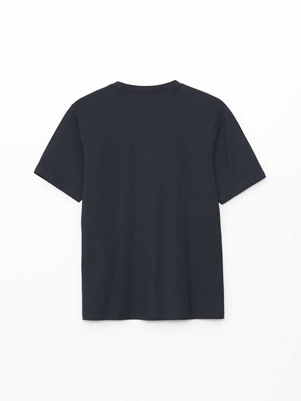 Crew Neck Short Sleeve Printed Combed Cotton Men's T-shirt -S47353Z8-HRZ